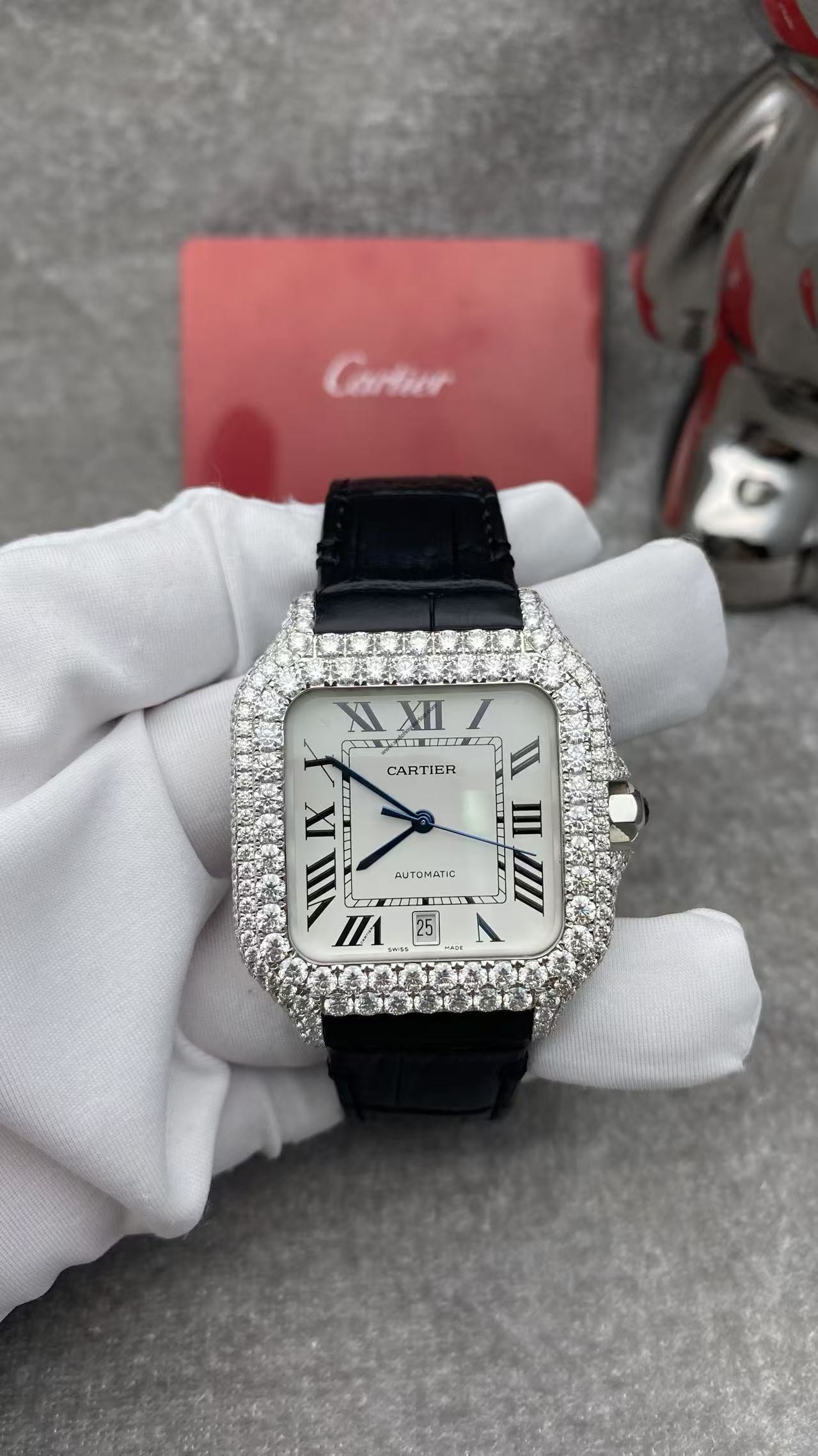 cartier icedout watches